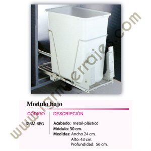 basurero-extraible-gris-26l