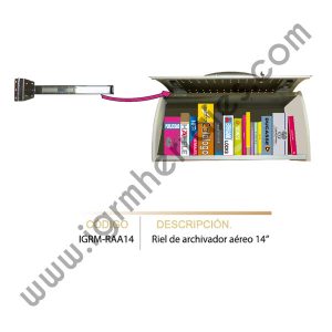 Rieles de archivadores aéreos