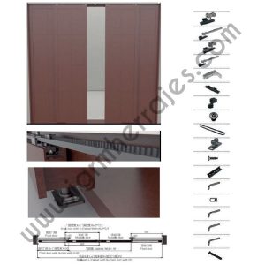 Sistema-de-puerta-colgante-con-rodillo-deslizante-opuesto