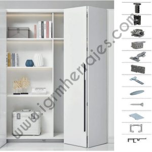 Sistema-de-puertas-plegables-con-rodillos-deslizantes